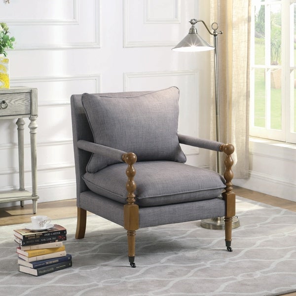 Coaster Furniture Monaghan Upholstered Accent Chair with Casters