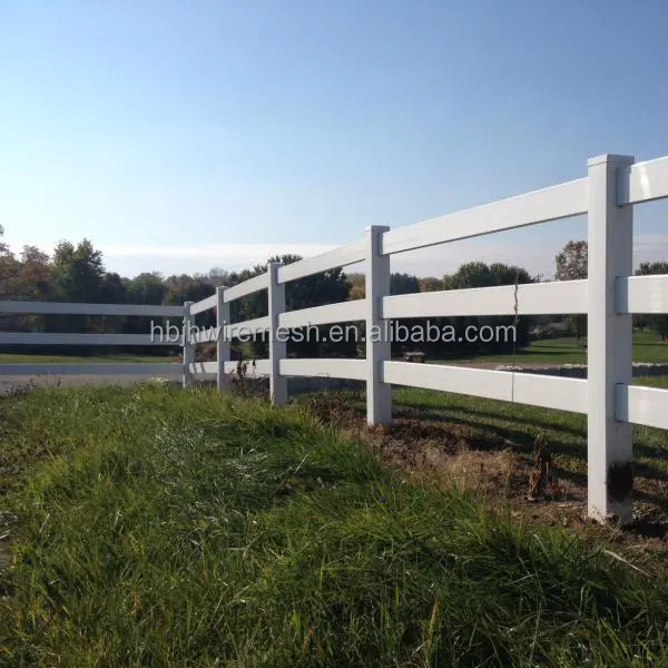 China Supplies Low Cost UV Resistant Racecourse PVC Horse Fence With Gates