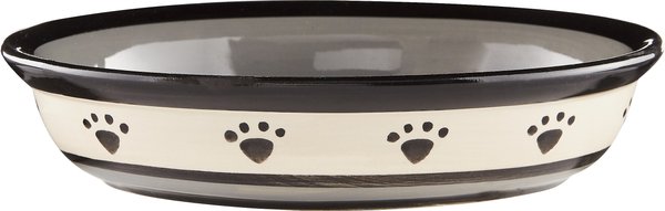 PetRageous Designs Metro Oval Ceramic Dog and Cat Dish