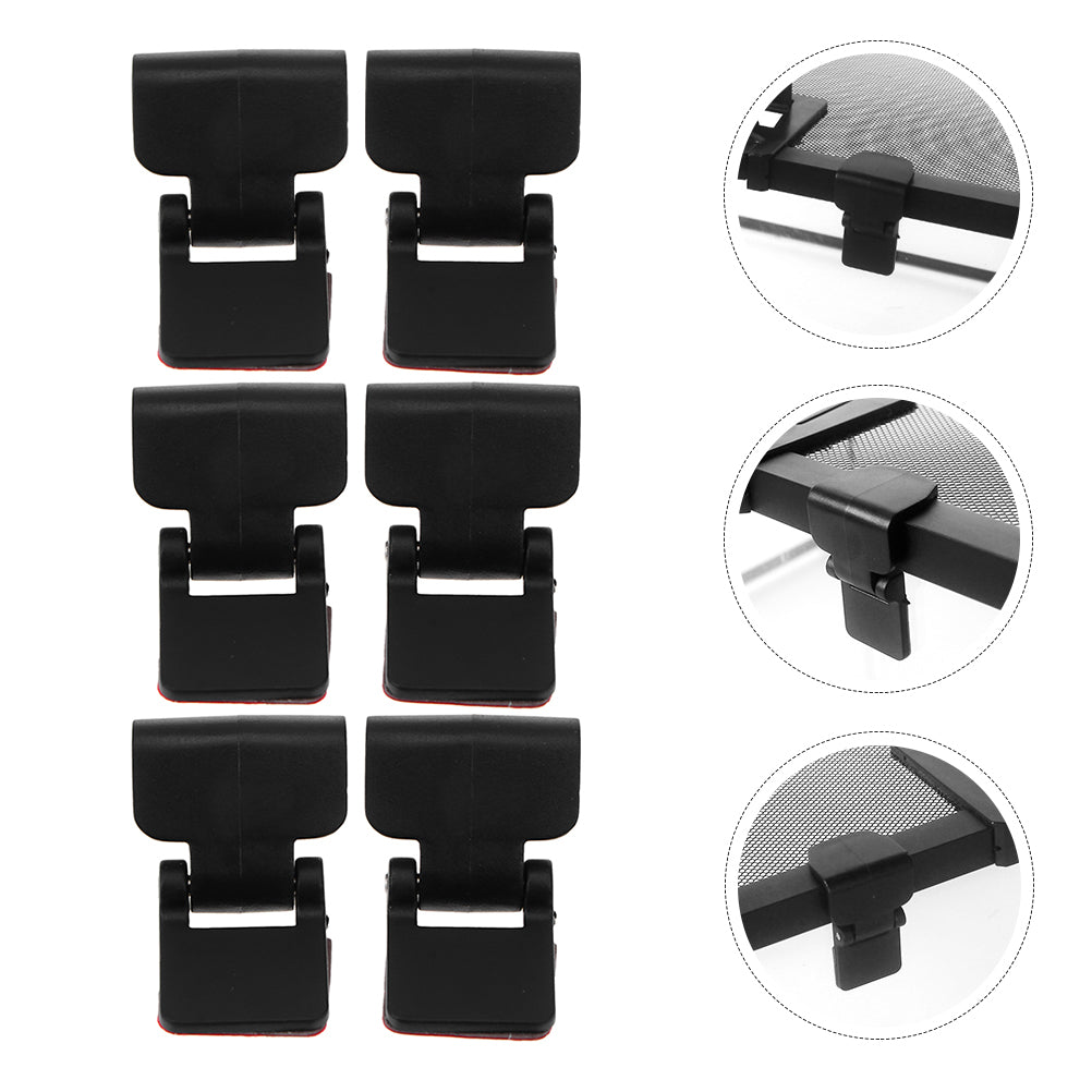 NUOLUX 6pcs Reptile Feeding Terrarium Buckle Glass Tortoise Breeding Tank Lock Latch