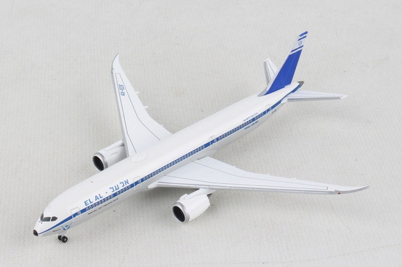 Daron HE533201Herpa El Al 787 9 1/500 Retro Livery