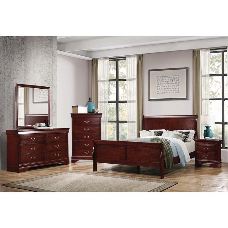 Coaster Louis Philippe 6-drawer Dresser Cherry-Shape:Rectangular