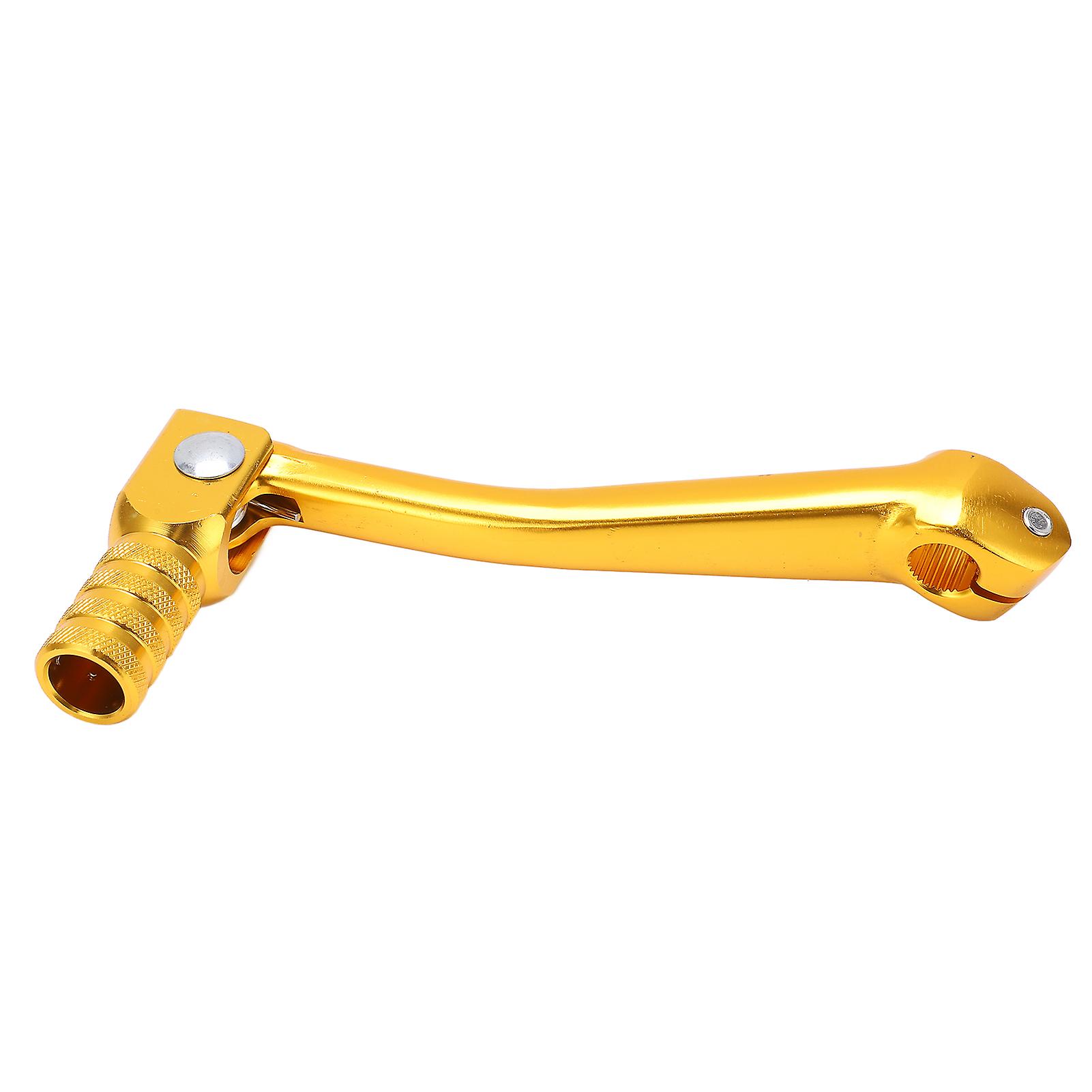 Motorcycle Kick Starter Lever Pedal Sensitive Cnc Aluminium Universal Motorbike Accessoryyellow