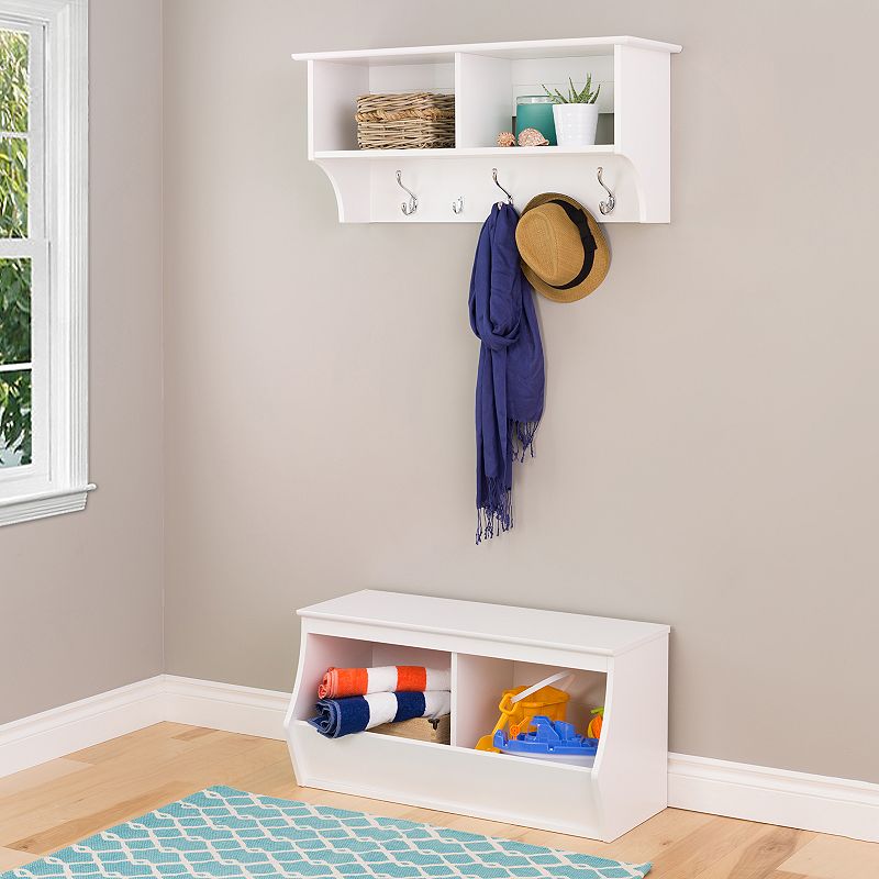 Prepac Monterey 2-Bin Cubby Storage