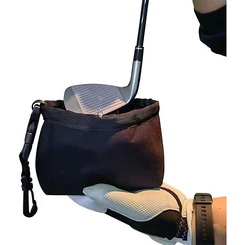 Golf Club And Golf Ball Cleaning Bag， Waterproof Clean Face Technology Liner， Perfectly Dry Neoprene Exterior， Detachable Clip， Machine Washable， Clea