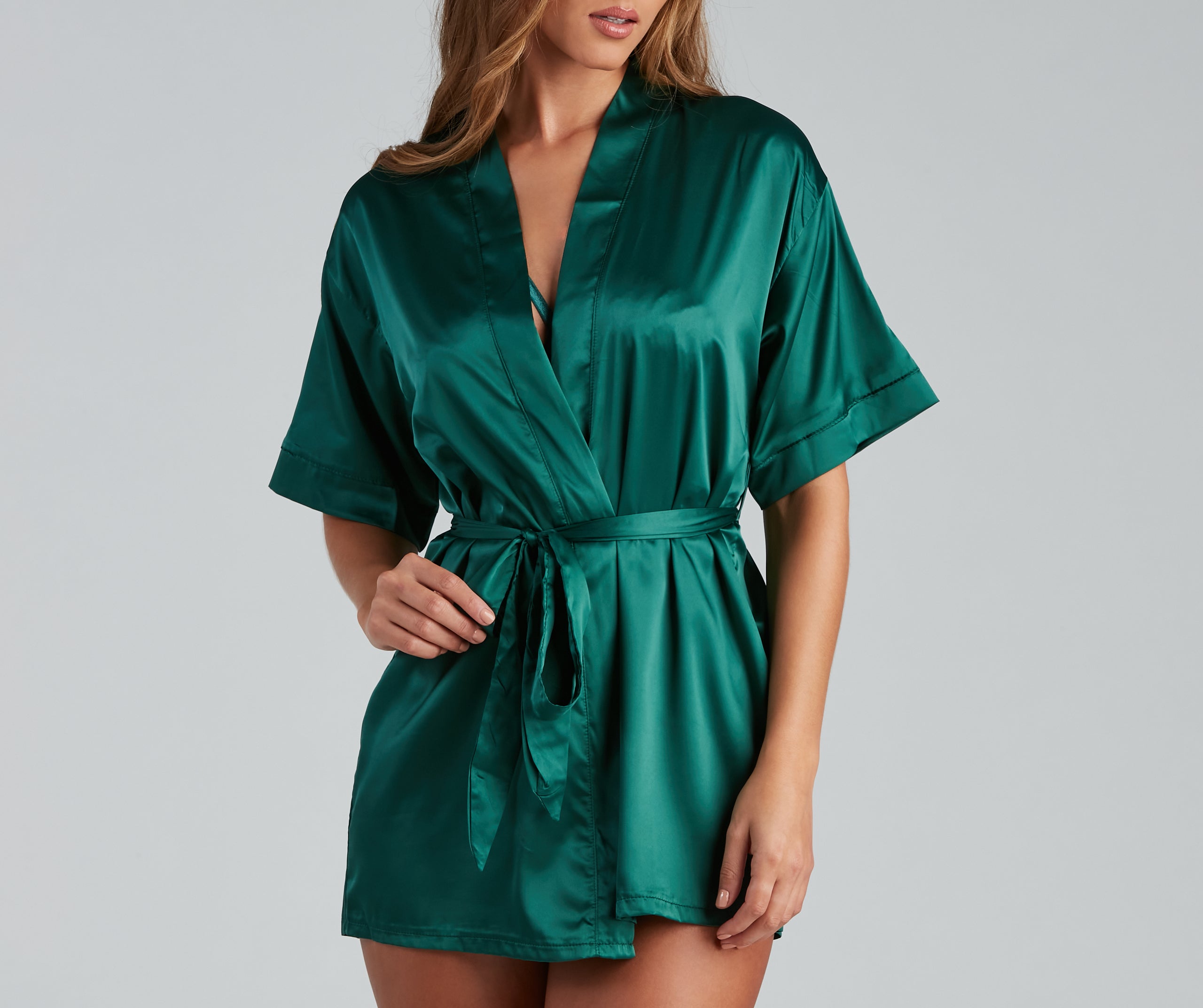 Sleek And Stunning Satin Robe