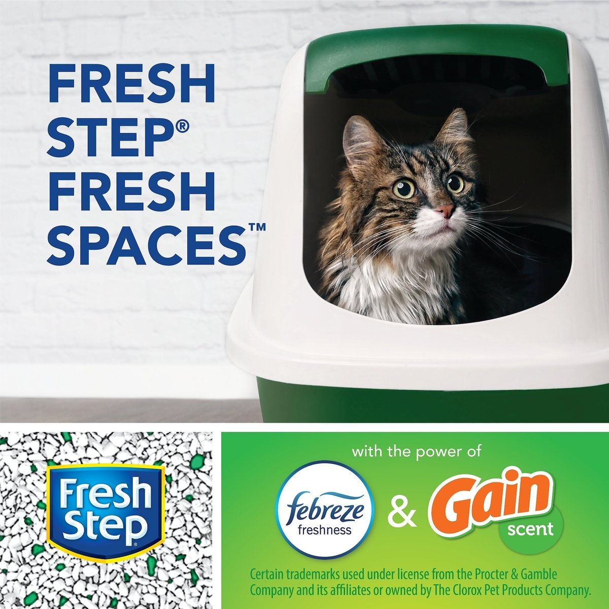 Fresh Step Febreze Freshness Gain Scented Clumping Clay Cat Litter