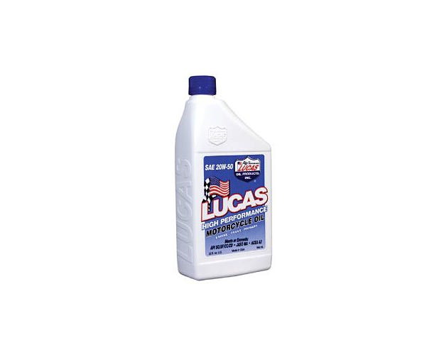 Lucas SAE 20W-50 Motorcycle Oil Quart 10700