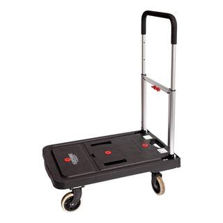 Magna Cart Aluminum 4-Wheel Folding Platform Transport Cart with 300 lbs. Capacity FF