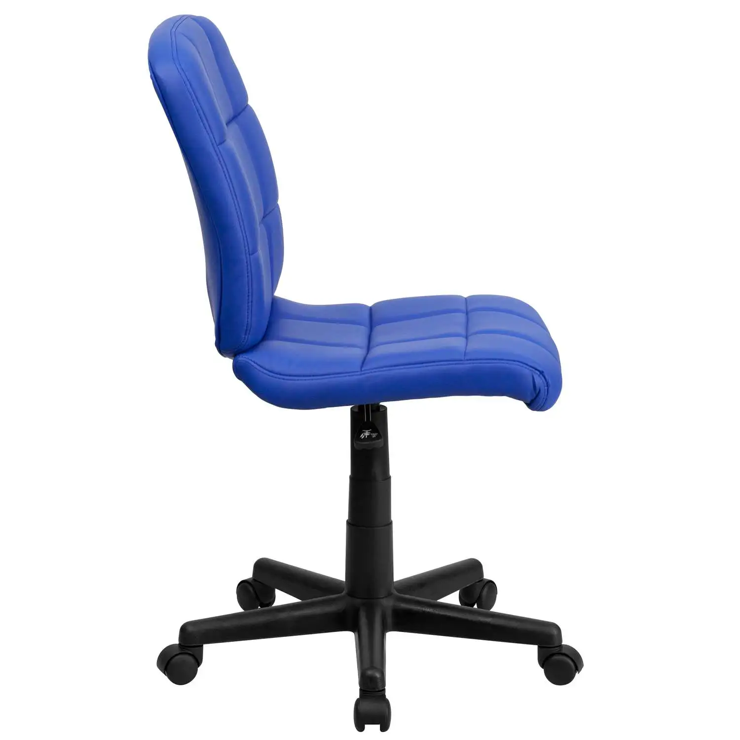 Blue Vinyl Office Chair