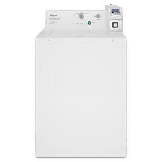 Whirlpool 3.3 cu. ft. White Commercial Top Load Washing Machine Coin Operated CAE2745FQ