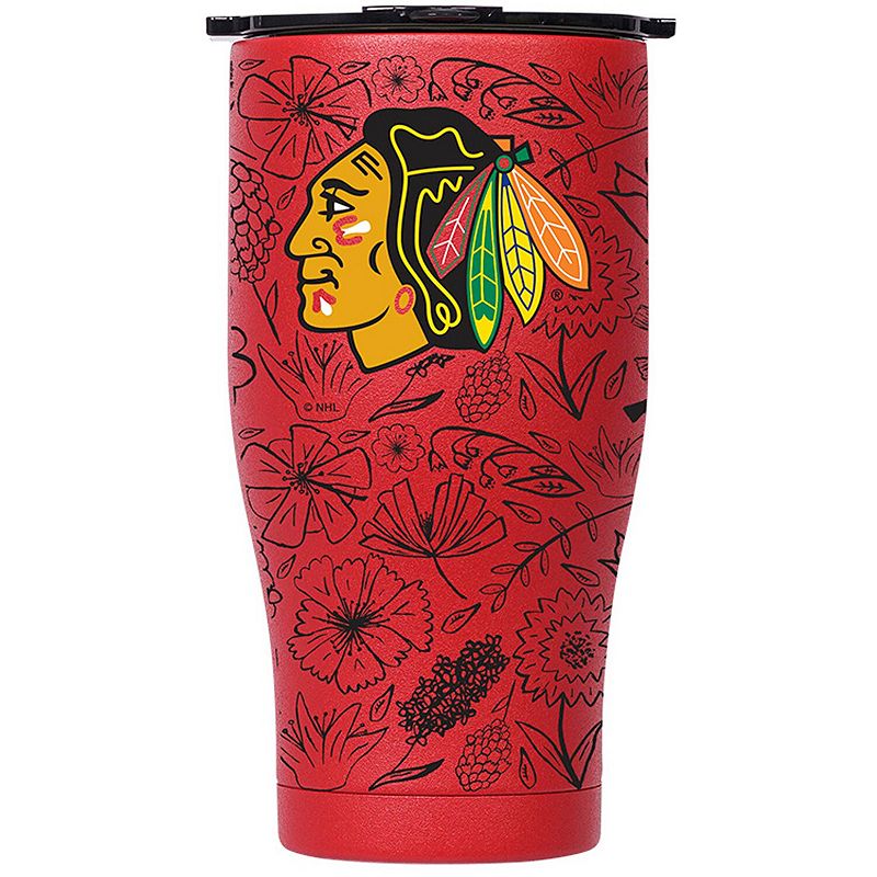 ORCA Chicago Blackhawks 27oz. Floral Chaser Tumbler with Lid