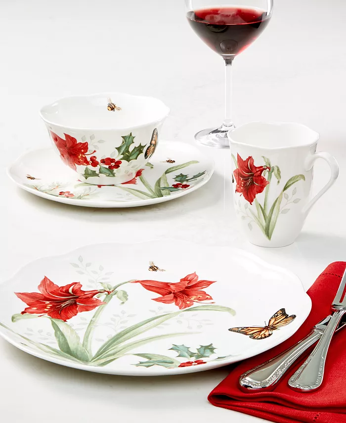 Lenox Butterfly Meadow Holiday Dinnerware Collection