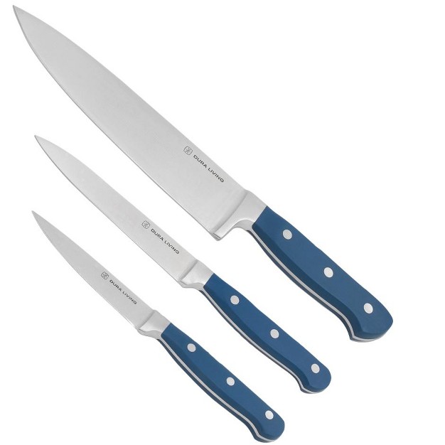 Dura Living Superior Series 3 Piece Stainless Steel Chef Knife Set