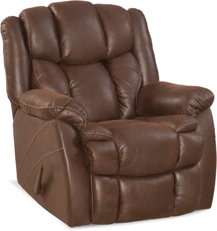 Renegade Chocolate Brown Microfiber Rocker Recliner