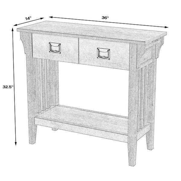 Larina 2- Drawer Console Table