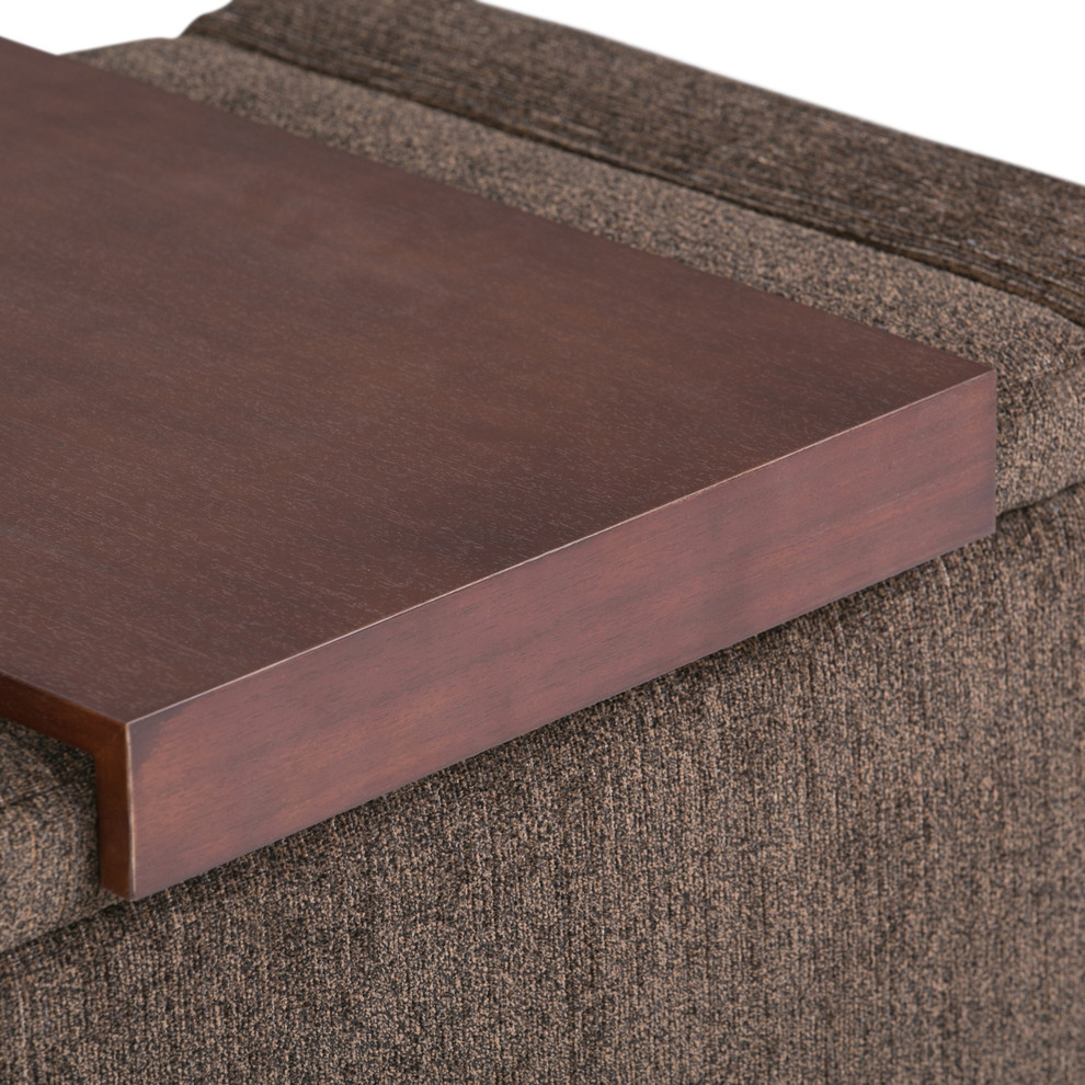 Bretton Lift Top Storage Ottoman   Transitional   Footstools And Ottomans   by Homesquare  Houzz