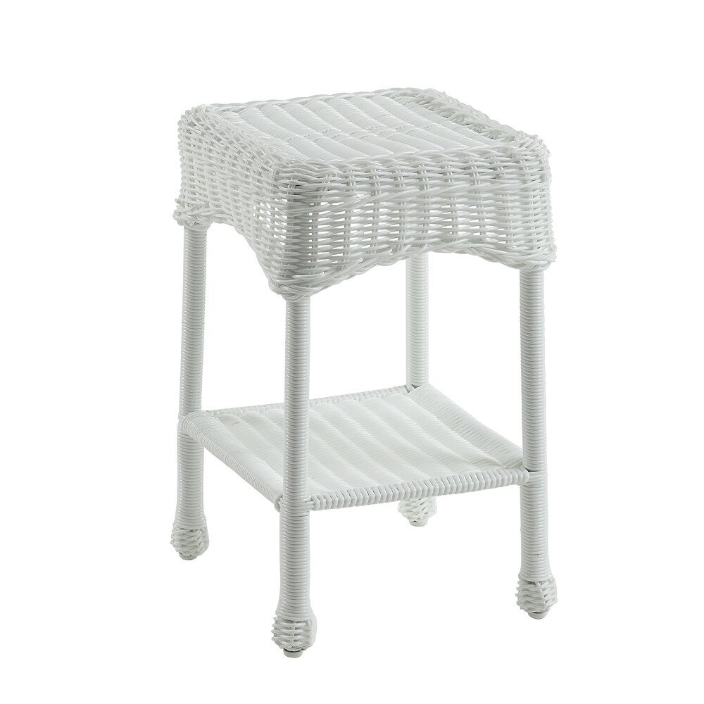 International Caravan Chelsea Resin Wicker Side Table