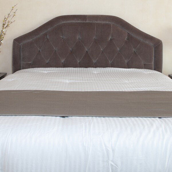 Angelica Adjustable Full/ Queen Tufted Headboard by Christopher Knight Home - - 8603627