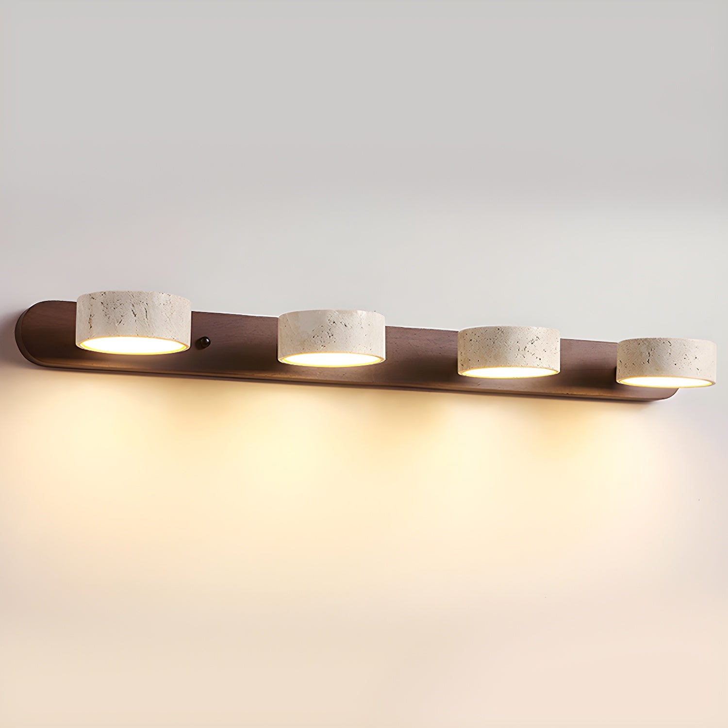 Travertine Duo Wall Light