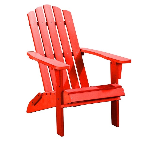 POLYTEAK Classic Collection Folding Adirondack Chair