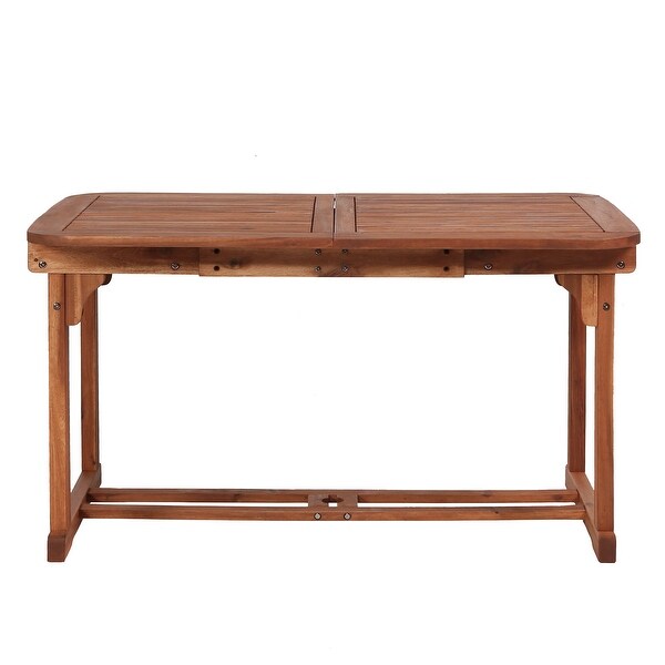 Middlebrook Surfside Acacia Wood Outdoor Extension Dining Table