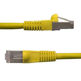 NTW 100 ft. Cat6 Snagless Shielded (STP) Network Patch Cable Yellow 345-S6-100YL