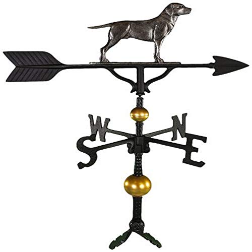 Deluxe Swedish Iron Lab Weathervane - 32 in.