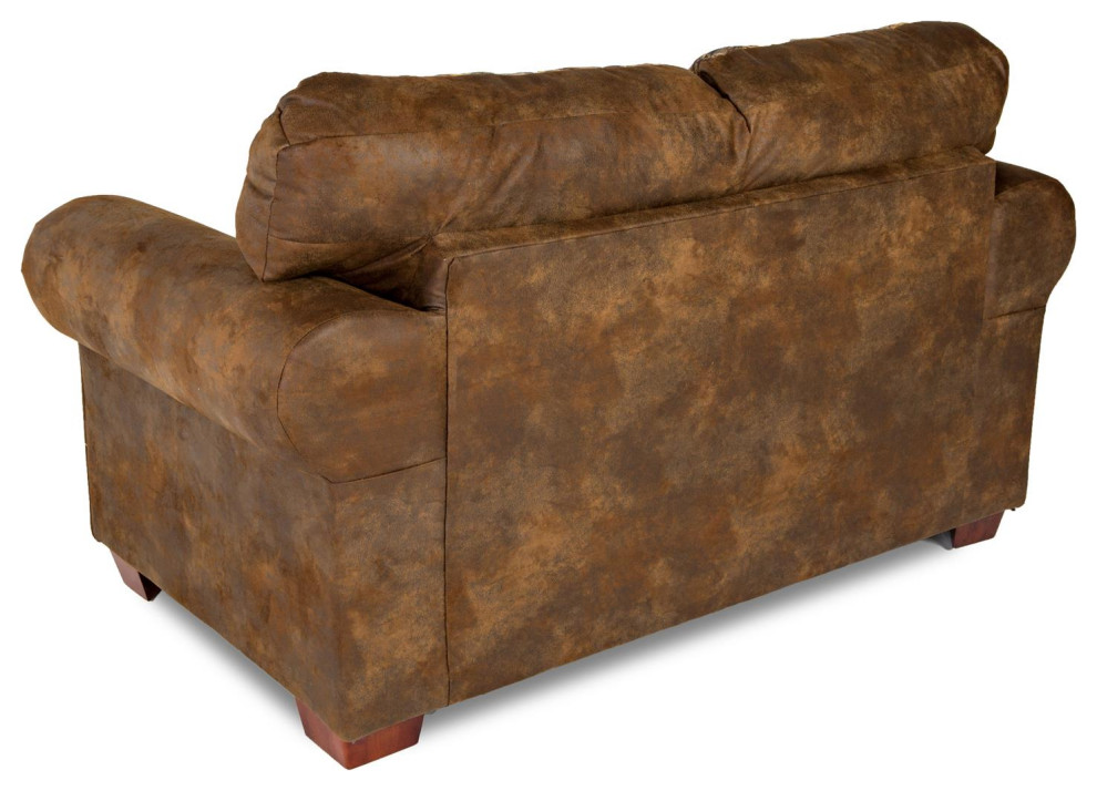 American Furniture Classics Model 8502 80 River Bend Loveseat   Rustic   Loveseats   by Beyond Stores  Houzz