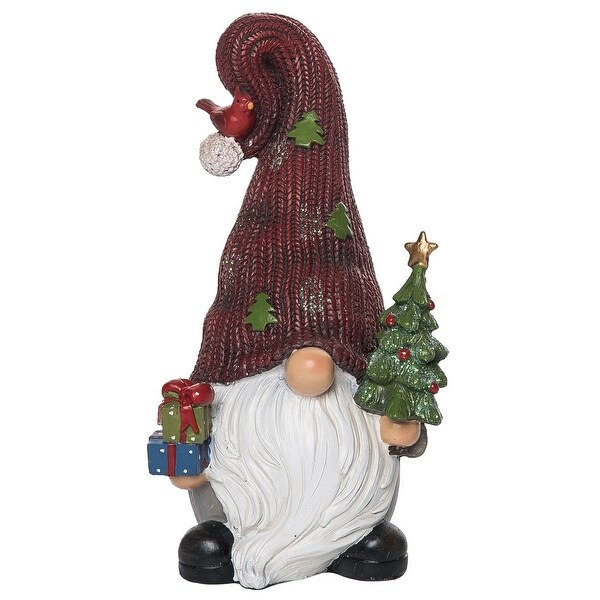 Transpac Resin 8.75 in. Multicolored Christmas Gnome Figurine