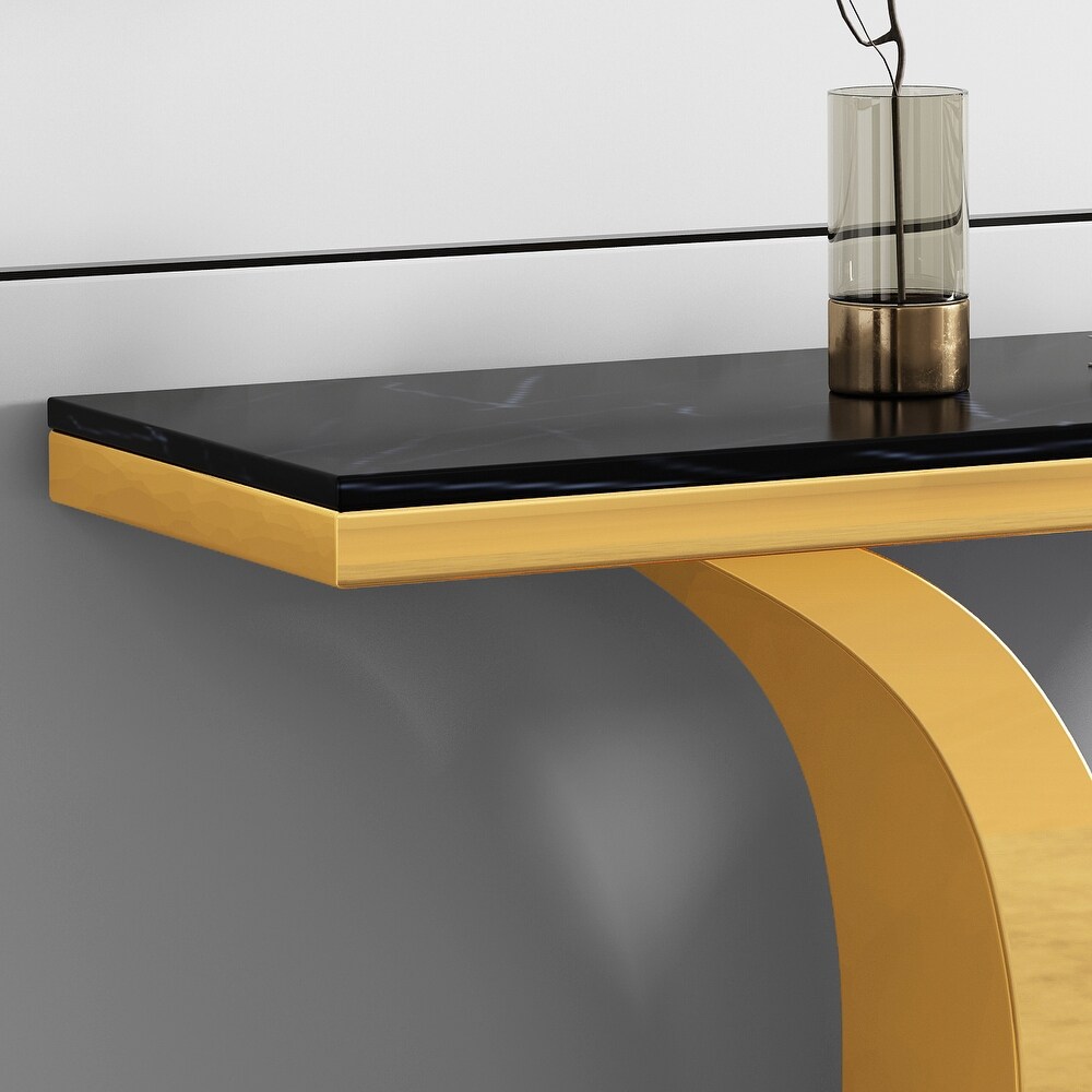 Modern Rectangular Marble Console Table  0.71\