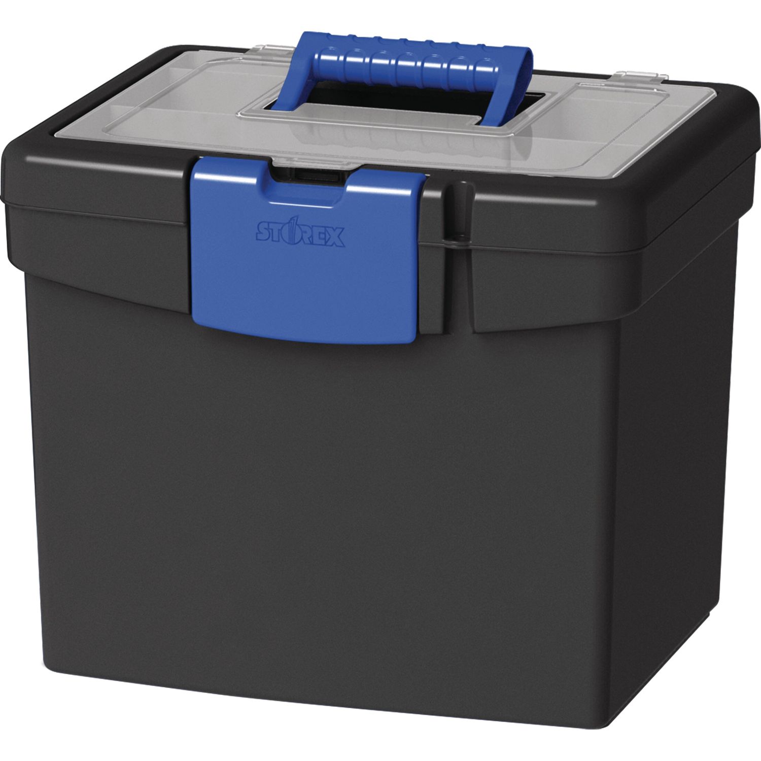 File Storage Box with XL Storage Lid by Storex STX61415B02C