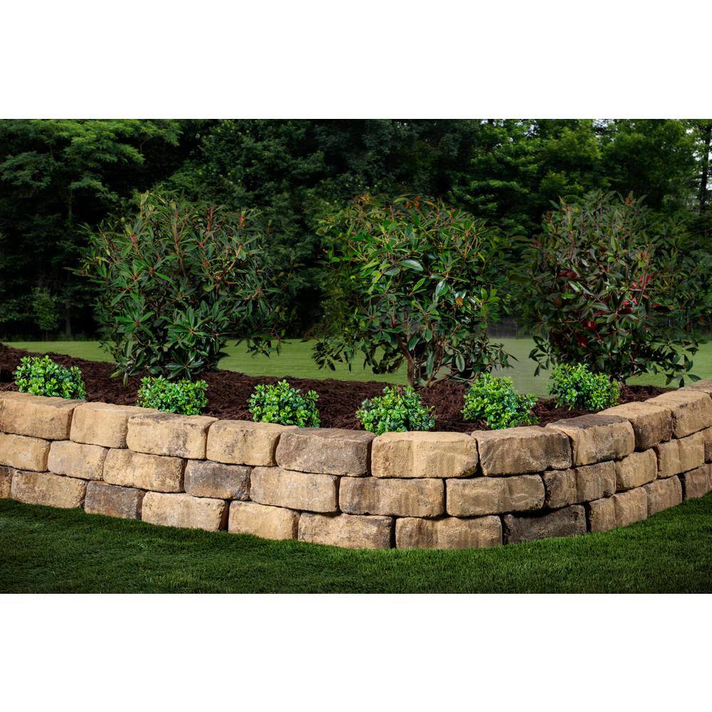 Oldcastle Mini Beltis 3 in. H x 8 in. W x 4 in. D Avondale Concrete Retaining Wall Block 16253136