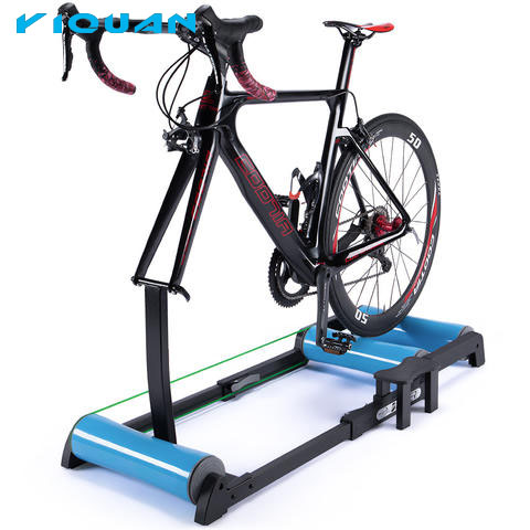 Bike Trainer Rollers Indoor Exercise Foldable Cycling Training Fitness Bike Home Trainer