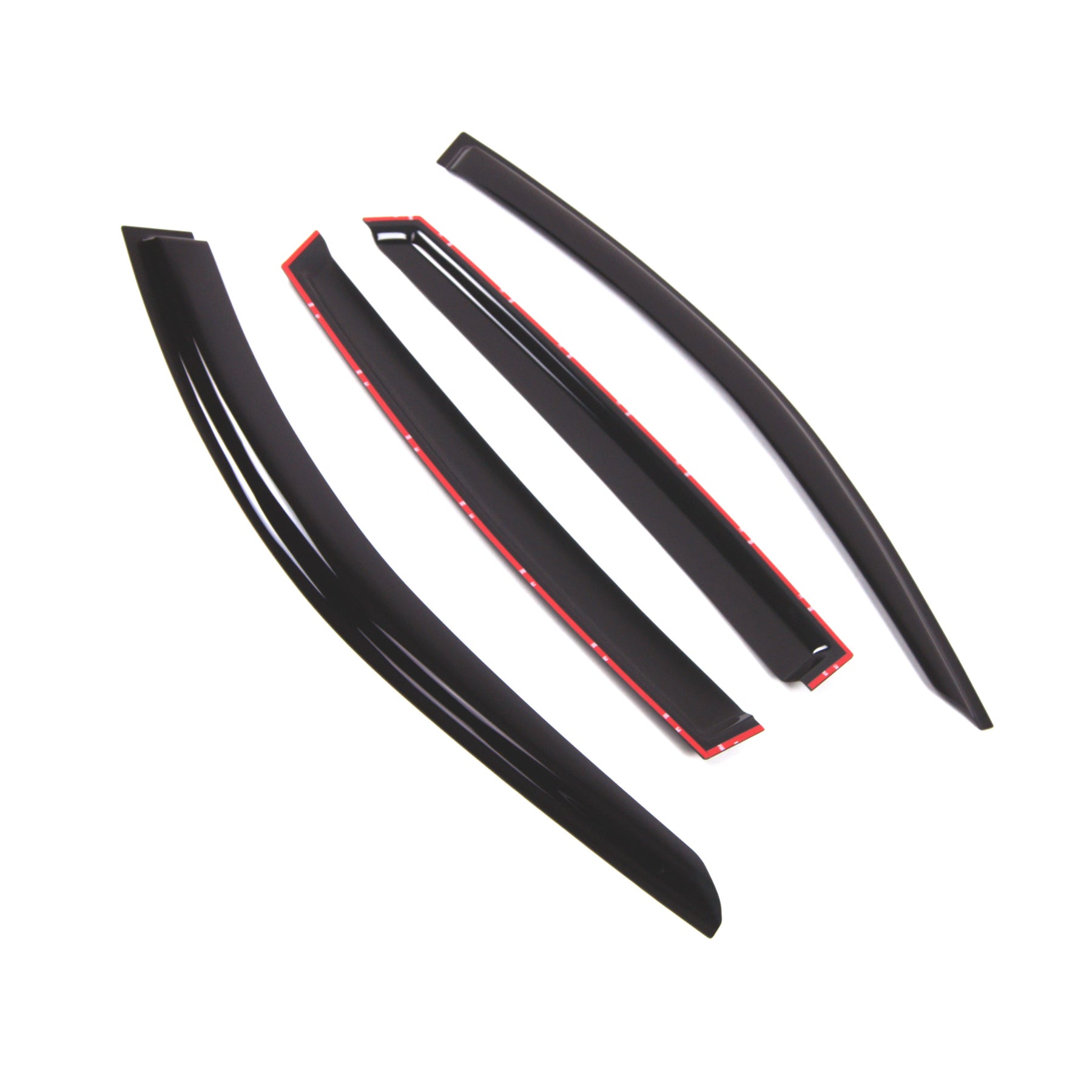 TuningPros Outside Mount Window Visor Deflector Smoke Tinted 4 Pcs Set For 2015-2016 BMW X4