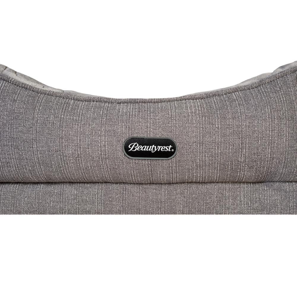 Beautyrest Medium Gray Ultra-Plush Quilted Dog Bed EC-BR-HWCU-GRA-M-1