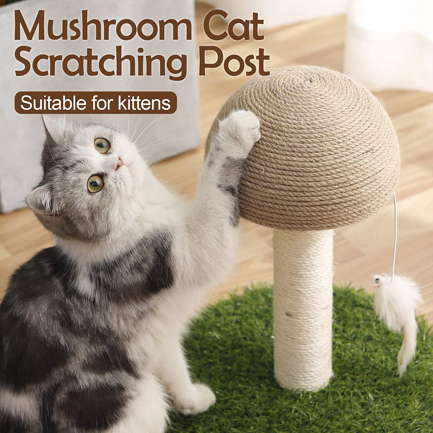 PinkSheep Cat Scratching Post， 15