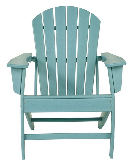 Benjara BM209701 Contemporary Plastic Adirondack C...