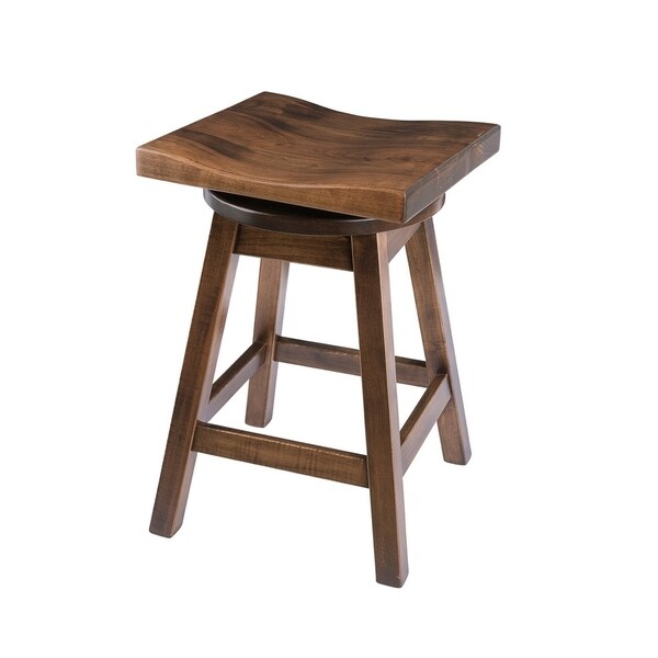 Swivel Urban Bar Stool in Maple Wood