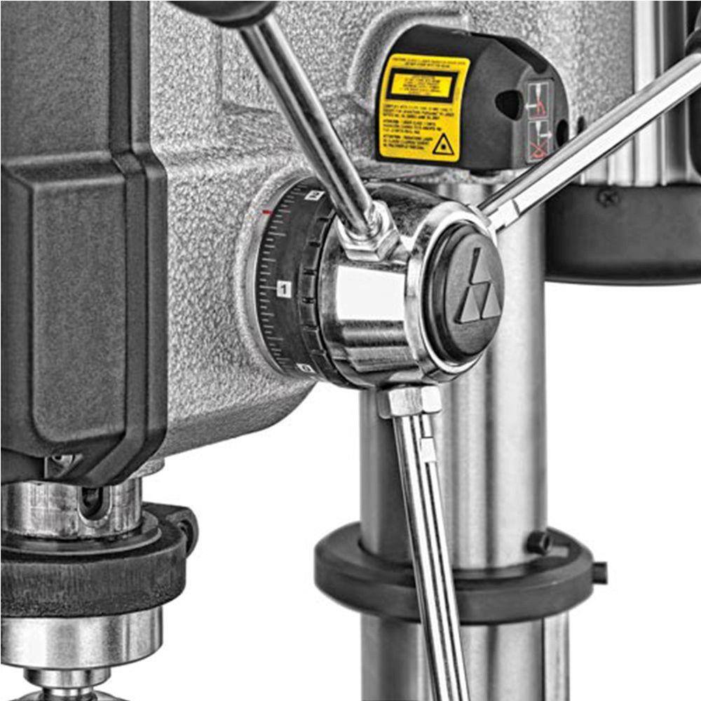 Delta 18 in. Floor Standing Drill Press with Worklight Laser and 16-Speeds 18-900L