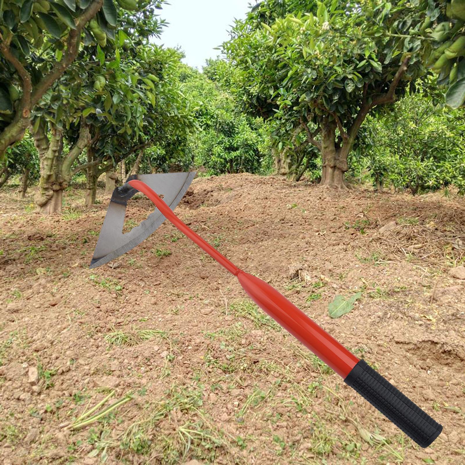 Hoe with Handle, Garden Tool for Digging, Weeding, Gardening and 17cm