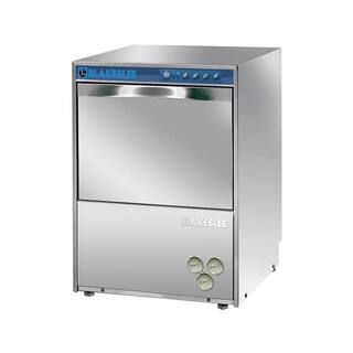 Blakeslee Undercounter High-Temp 24 in Dishwasher Stainless Steel Front Control 220-240V UC-18-1R