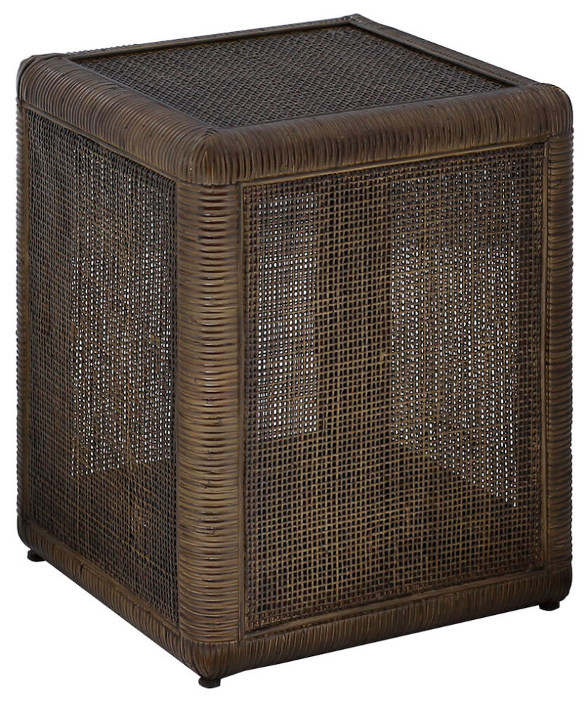 Oneka Accent Table Brown   Beach Style   Coffee And Accent Tables   by ELK Group International  Houzz