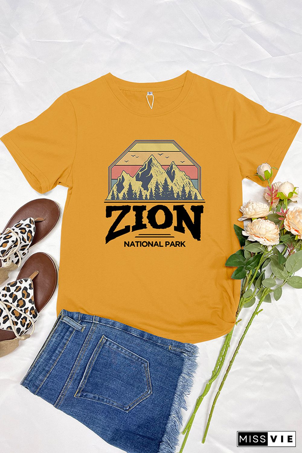 Zion National Park Graphic T-Shirt Wholesale