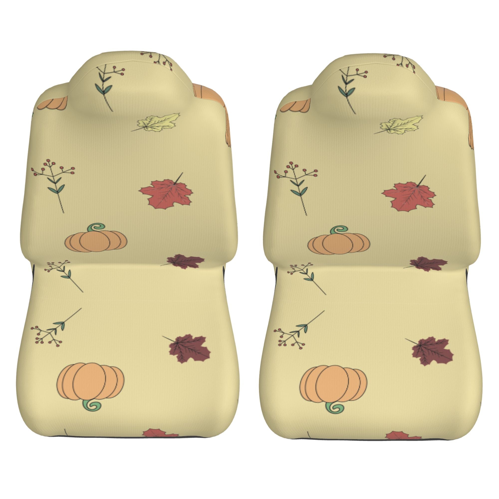 ZICANCN Car Seat Cover Halloween Fall Wallpaper Pattern Car Front Seat Covers Protectors ， Automotive Seat Covers for Cars Trucks Suv