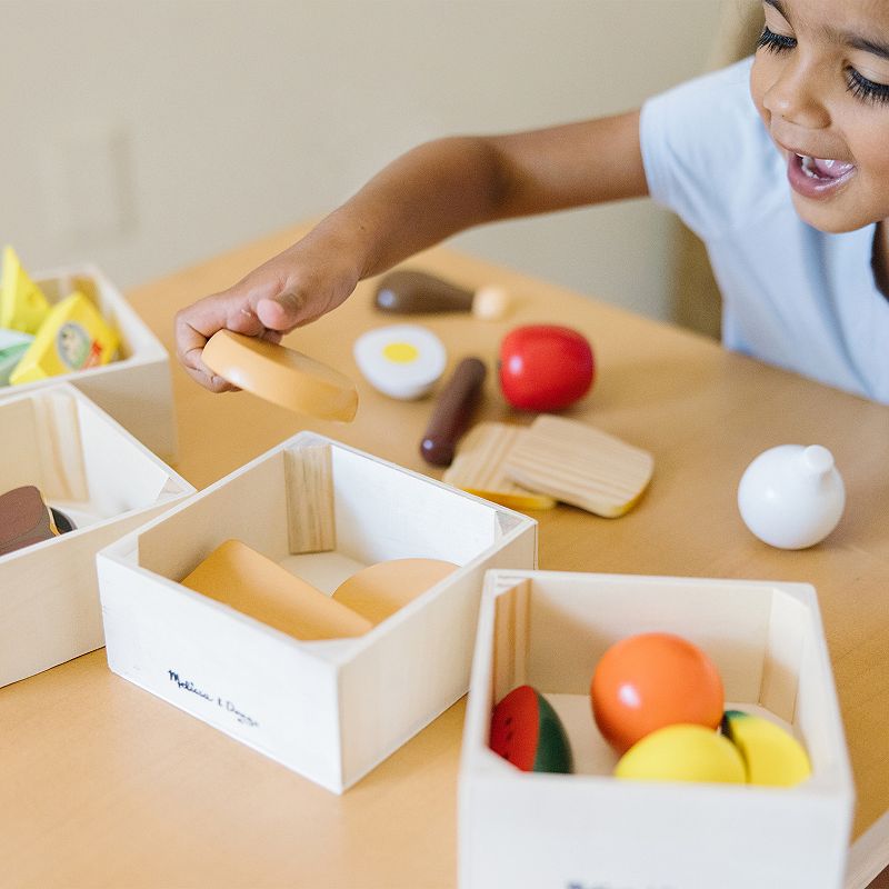 Melissa and Doug Food Groups Wooden Play Food