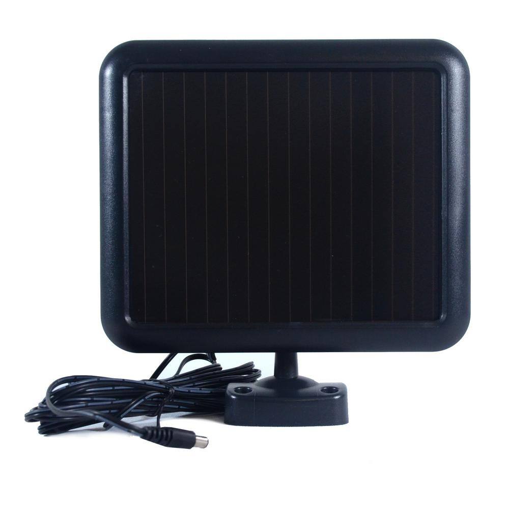 NATURE POWER 60 Integrated LED Black Outdoor Solar Powered Motion Activated Security FloodLight 22050