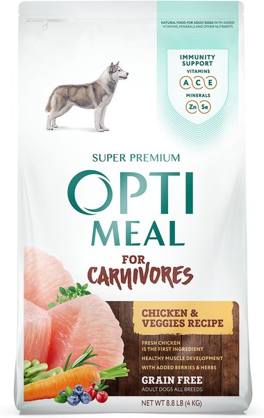 Optimeal Grain-Free Chicken and Veggies Recipe All Breed Dry Dog Food