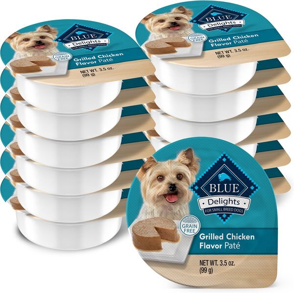 Blue Buffalo Divine Delights Grilled Chicken Flavor Pate Dog Food Trays