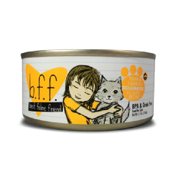 BFF Originals Tuna and Salmon Soulmates Dinner in Gelee Wet Cat Food